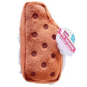 Bark Dog Toy Ice Cream sandwich Summer BarkBox squeaker crinkle Gift